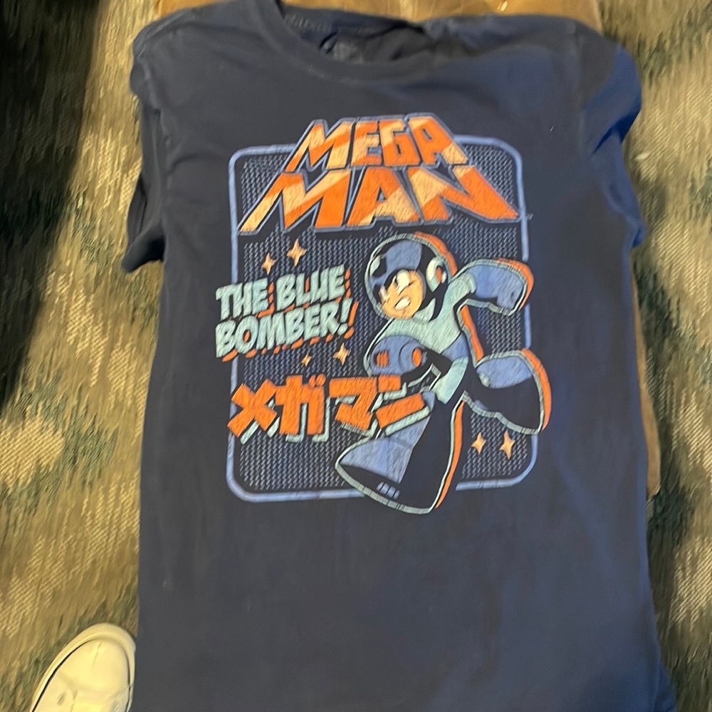 Unisex Medium Mega Man Blue Bomber Tee